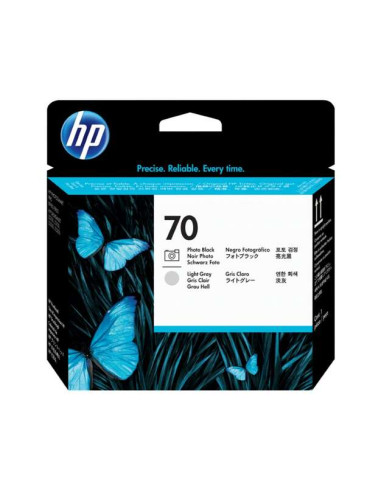 HP 70 Negro Photo/Gris Claro Cabezal de Impresion Original - C9407A