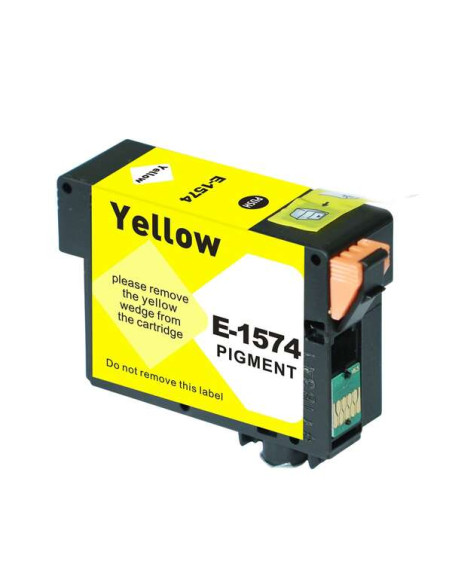 Epson T1574 Amarillo Cartucho de Tinta Pigmentada Generico - Reemplaza C13T15744010