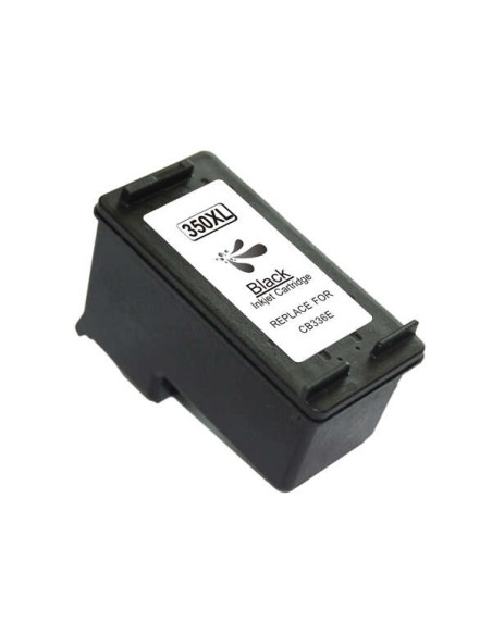HP 350XL Negro Cartucho de Tinta Remanufacturado - Reemplaza CB336EE/CB335EE