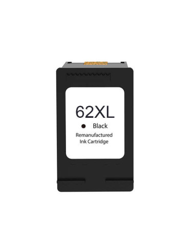 HP 62XL Negro Cartucho de Tinta Remanufacturado - Reemplaza C2P04AE/C2P05AE