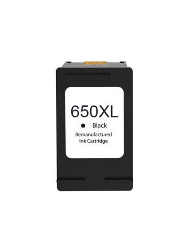 HP 650XL Negro Cartucho de Tinta Remanufacturado - Reemplaza CZ101AE