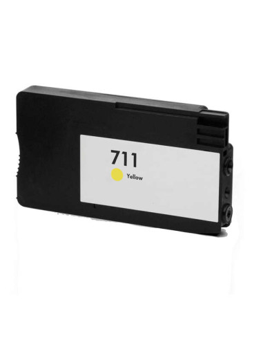 HP 711 Amarillo Cartucho de Tinta Generico - Reemplaza CZ132A