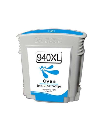 HP 940XL Cyan Cartucho de Tinta Generico - Reemplaza C4907AE