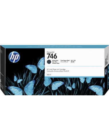 HP 746 Negro Mate Cartucho de Tinta Original - P2V83A