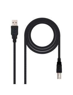 Nanocable Cable de Impresora USB-A 2.0 Macho a USB-B Macho 3m