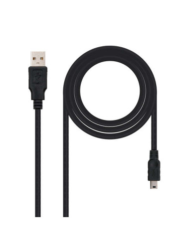 Nanocable Cable USB-A 2.0 Macho a Mini-USB Macho 1m