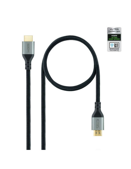 Nanocable Cable HDMI 2.1 Certificado Ultra HS M-M 1m - Color Negro