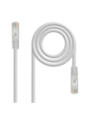 Nanocable Cable de Red Latiguillo RJ45 LSZH Cat.6a UTP AWG24 10m - Color Gris