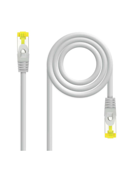 Nanocable Cable de Red Latiguillo RJ45 LSZH Cat.6a SFTP AWG26 0.50m - Color Gris