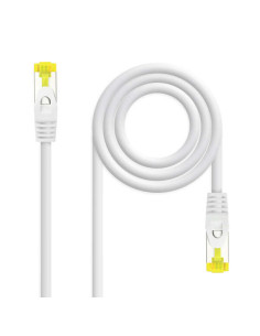 Nanocable Cable Red Latiguillo RJ45 LSZH CAT.6A SFTP AWG26 - 25 cm - Color Blanco