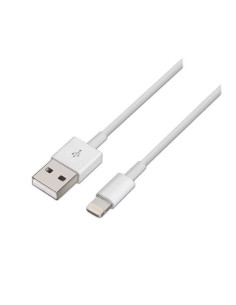 Aisens Cable Lightning a USB 2.0 - Lightning/M-USB A Macho - 2.0m - Color Blanco