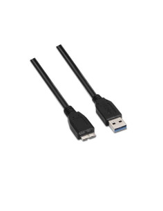 Aisens Cable USB 3.0 - Tipo A Macho a Micro B Macho - 2.0m - Color Negro