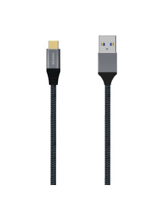 Aisens Cable USB 3.1 GEN2 Aluminio 10GBPS 3A - TIPOUSB-C/M-A/M - 1.0M - Color Gris