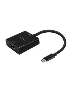 Aisens Conversor USB-C a HDMI 4K 30Hz - USB-C/M-HDMI/H - 15cm - Color Negro