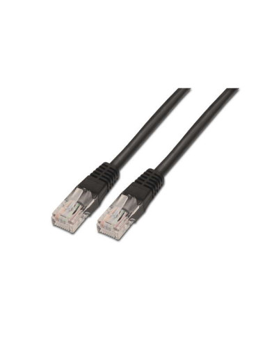 Aisens Cable de Red Latiguillo RJ45 Cat.6 UTP AWG24 - 2.0m - 10/100/1000 Mbit/s - Color Negro
