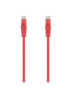 Aisens Cable de Red Latiguillo RJ45 LSZH Cat.6A 500 MHZ UTP AWG24 - 3m - Libre de Halogenos - 10 Gigabit/s - Color Rojo