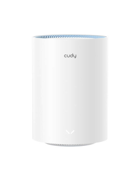 Cudy M1200 Sistema WiFi Mesh AC1200 Dual Band - 867Mbps en 5GHz, 300Mbps en 2,4GHz - 1x Puerto LAN 10/100Mbps, 1x Puerto WAN 10/