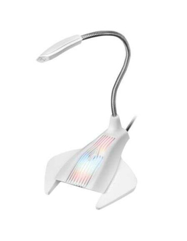 Mars Gaming MMiC Microfono de Mesa con Cuello Flexible USB - Iluminacion RGB - Boton Silencio - Cable de 1.50m