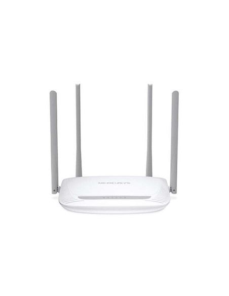 Mercusys Router Inalambrico N 300Mbps - 4 Puertos 10/100Mbps - 4 Antenas 5dBi - Tecnologia 2x2 MIMO - Hasta 500m2 cobertura WiFi