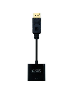 Nanocable Conversor Displayport a SVGA - Displayport /M-SVGA/H - 15 cm - Color Negro