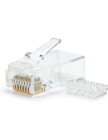 Nanocable Conector para Cable de Red RJ45 Cat.6 UTP 8 Hilos 10uds.