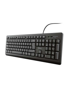 Trust TK150 Teclado USB - Teclas Silenciosas - 104 Teclas - Cable de 1.80m - Color Negro