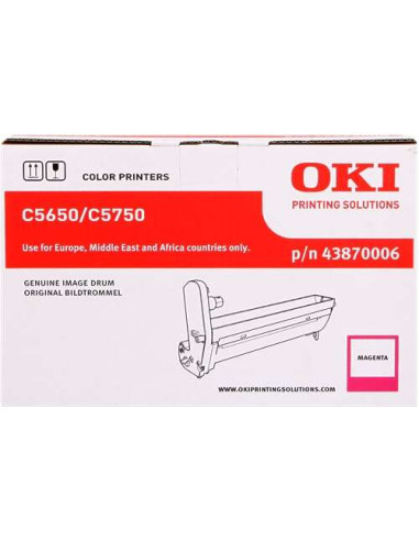 OKI C5650/C5750 Magenta Tambor de Imagen Original - 43870006 (Drum)