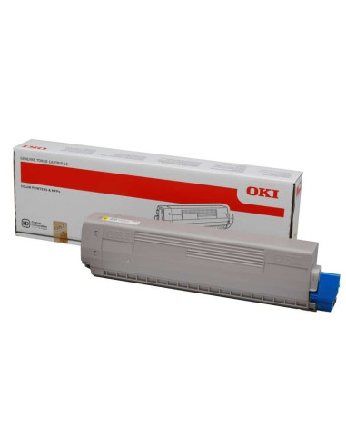 OKI C822 Amarillo Cartucho de Toner Original - 44844613