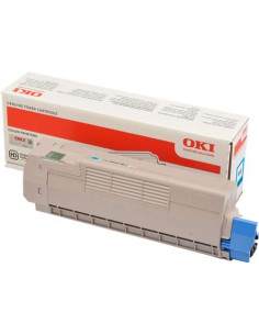 OKI C612 Cyan Cartucho de Toner Original - 46507507