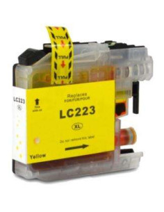 Brother LC223/LC221 Amarillo Cartucho de Tinta Generico - Reemplaza LC223Y/LC221Y