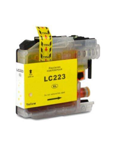 Brother LC223/LC221 Amarillo Cartucho de Tinta Generico - Reemplaza LC223Y/LC221Y