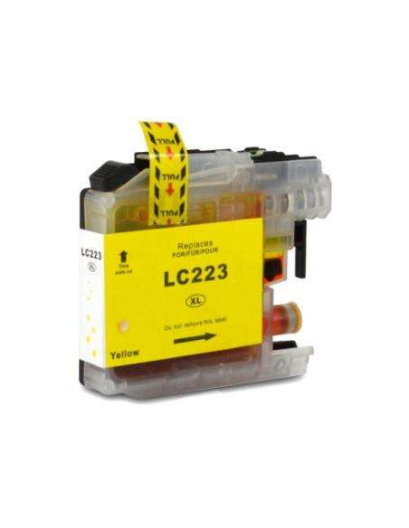 Brother LC223/LC221 Amarillo Cartucho de Tinta Generico - Reemplaza LC223Y/LC221Y