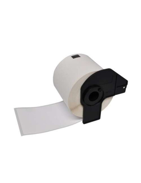 Brother DK11241 - Etiquetas Genericas Precortadas para Envios Grandes - 102x152 mm - 200 Unidades - Texto negro sobre fondo blan