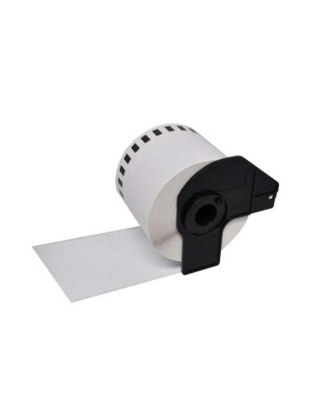 Brother DK22212 - Etiquetas Genericas de Tamaño personalizado - Ancho 62mm x 15,24 metros - Texto negro sobre fondo blanco