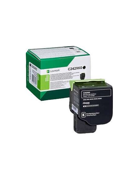 Lexmark C2425/C2535/MC2425/MC2535/MC2640 Negro Cartucho de Toner Original - C242XK0