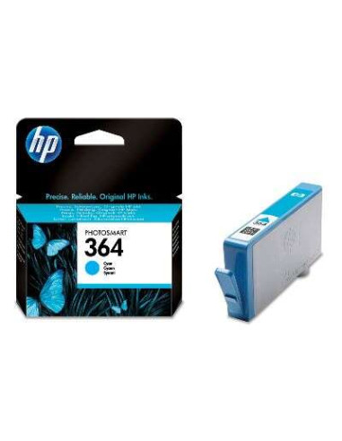 HP 364 Cyan Cartucho de Tinta Original - CB318EE