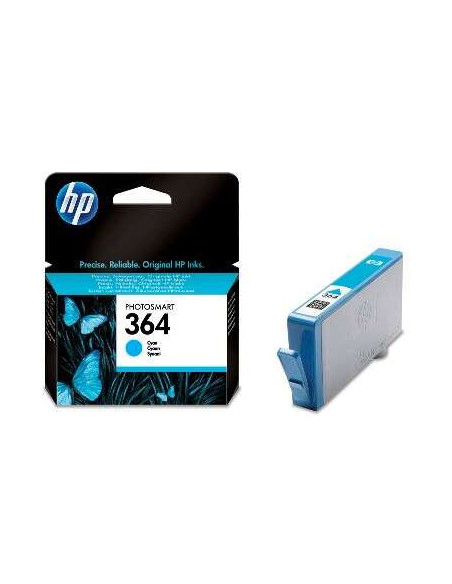 HP 364 Cyan Cartucho de Tinta Original - CB318EE