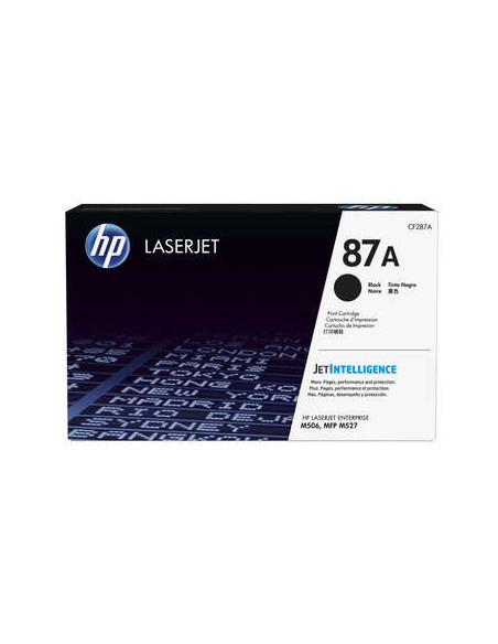 HP CF287A Negro Cartucho de Toner Original - 87A
