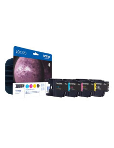 Brother LC1220 Pack de 4 Cartuchos de Tinta Originales - LC1220VALBP