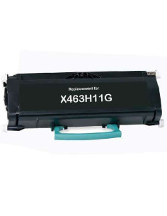 Lexmark E460/E462/X463/X464/X466 Negro Cartucho de Toner Generico - Reemplaza E460X11E/E460X31E/X463H11G/X463H21G