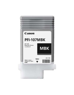 Canon PFI107 Negro Mate Cartucho de Tinta Original - PFI107MBK/6704B001