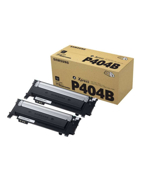 Samsung CLT-K404S Negro Pack de 2 Cartuchos de Toner Originales - SU364A