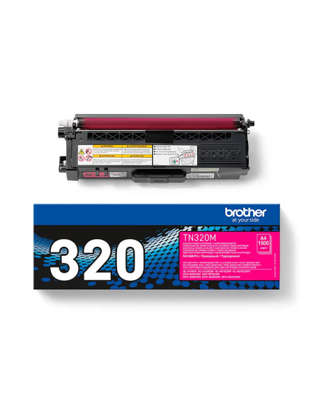 Brother TN320 Magenta Cartucho de Toner Original - TN320M