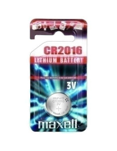 Maxell Pack de 1 Pila Litio de Boton CR2016 3V