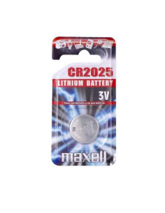 Maxell Pack de 1 Pila Litio de Boton CR2025 3V