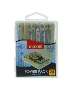 Maxell Pack de 24 Pilas Alcalinas LR03 AAA 1.5V