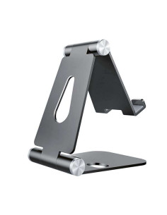 Aisens Soporte de Sobremesa Tamaño M Ajustable (2 Pivotes) para Movil / Tablet - Color Gris