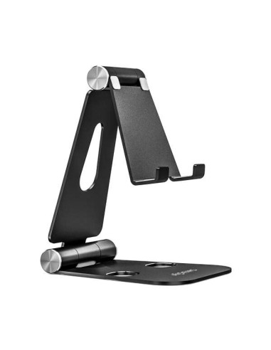 Aisens Soporte de Sobremesa Tamaño XL Ajustable (2 Pivotes) para Movil / Tablet - Color Negro