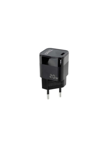 Tooq Cargador de Pared USB-C/PD 20W - Color Negro