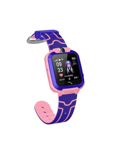 XO Smartwatch para Niños - Pantalla 1.44" - Camara Frontal - Correa de Silicona - Carga Magnetica - Color Rosa/Lila